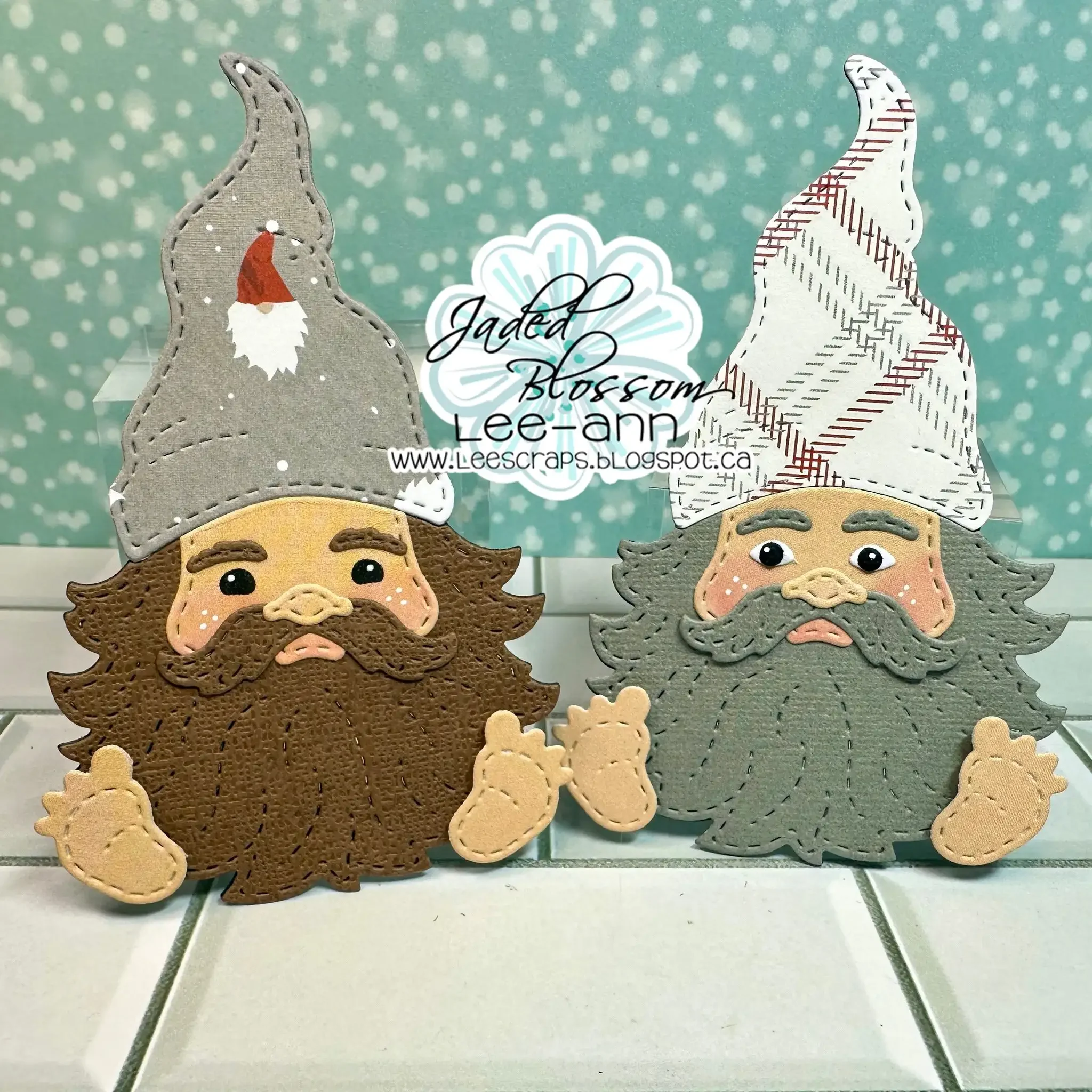 New Gnome Face Christmas Booth Rectangle Card Mat Die Metal Cutting Dies Clear Stamps Stencil DIY Scrapbook Craft Template 2025