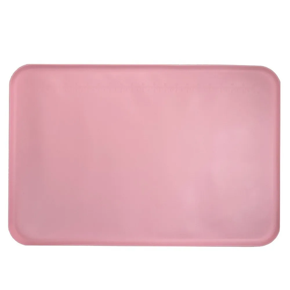 Silicone Painting Mat Large Leak-Proof DIY Craft Tray with Raised Sides Non-Slip Graffiti Clay Art Pad For Crafts Drawing Clay
