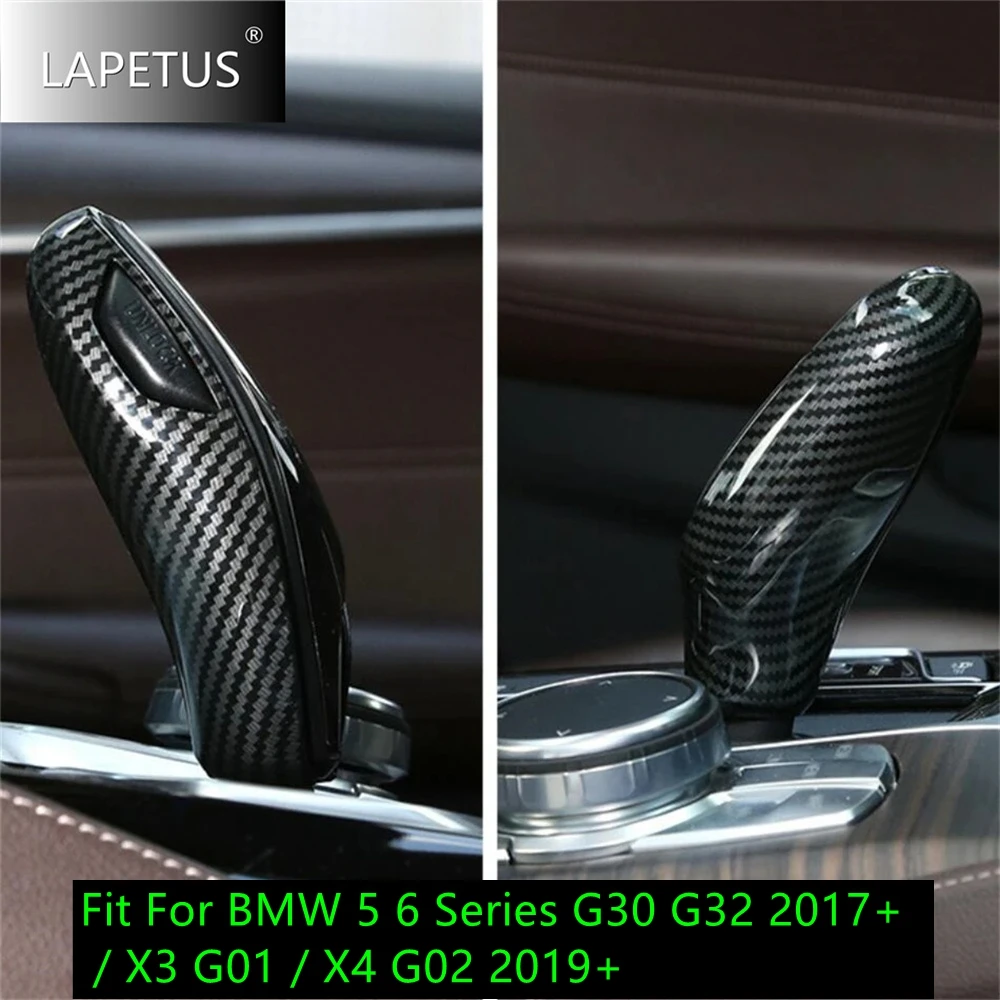 

Car Accessories Gear Shift Knob Head Handle Cover Trim Fit For BMW 5 6 Series G30 G32 2017 - 2023 / X3 G01 / X4 G02 2019 - 2022