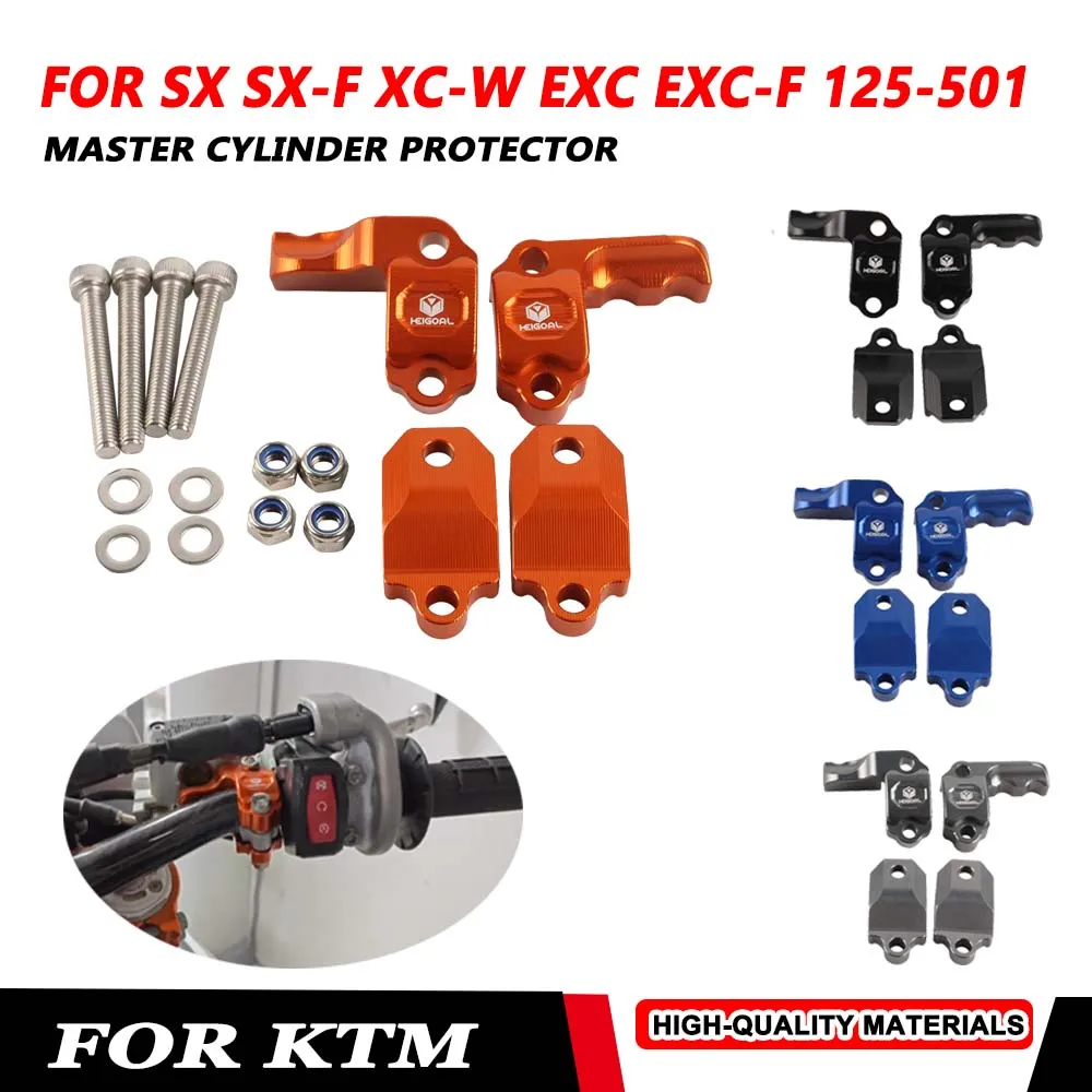 

Motorcycle Master Cylinder Guard Protector Kit For KTM EXC300 EXC250 EXC TPI EXCF SX SXF 125 150 250 300 350 400 450 500 525