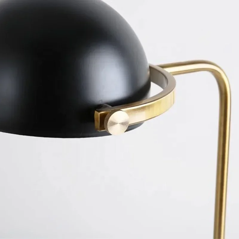 Nordic Modern Marble Desk Lamp Simple Study Bedroom Bedside Light Model Room Student Dormitory Reading Lamp Marble Decor Desk Li