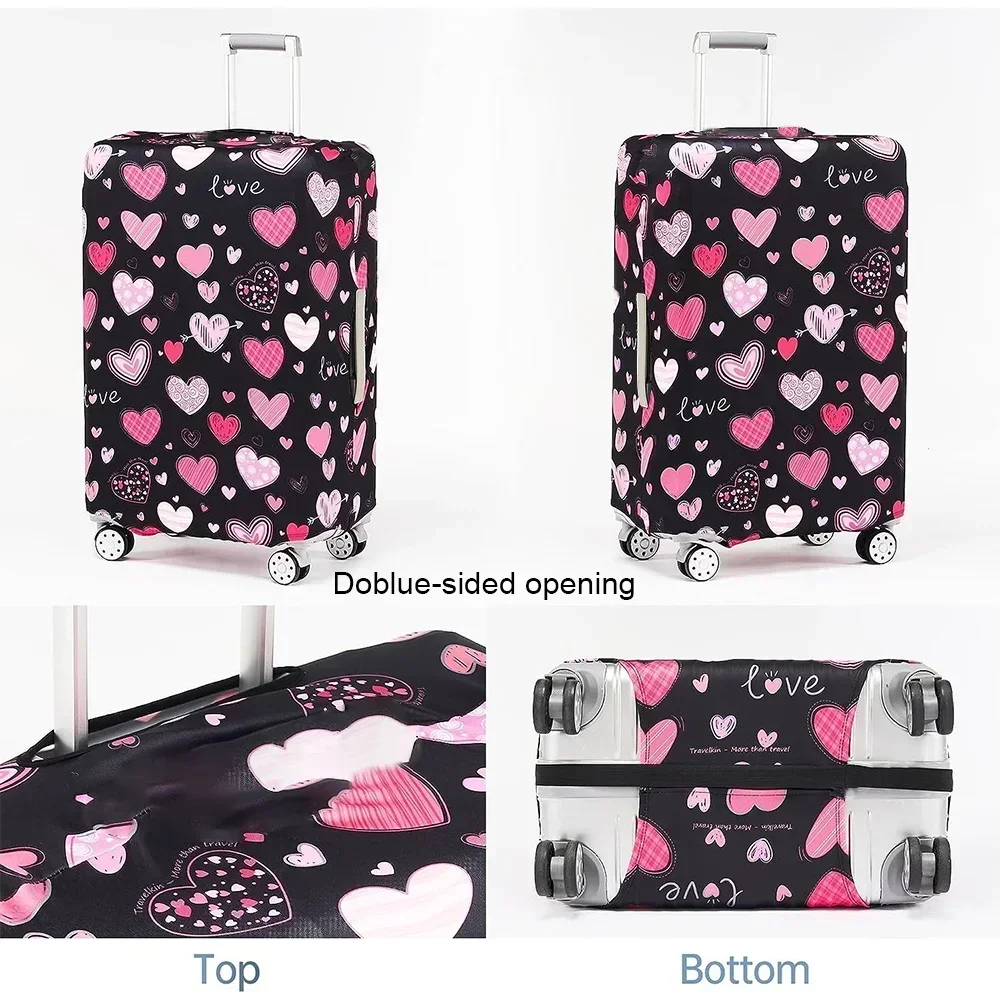 Luggage Cover Luggage Compartment Stretch Fabric Suitcase Protector Baggage Dust Case Cover for18-32 Inch Durable Travel Case