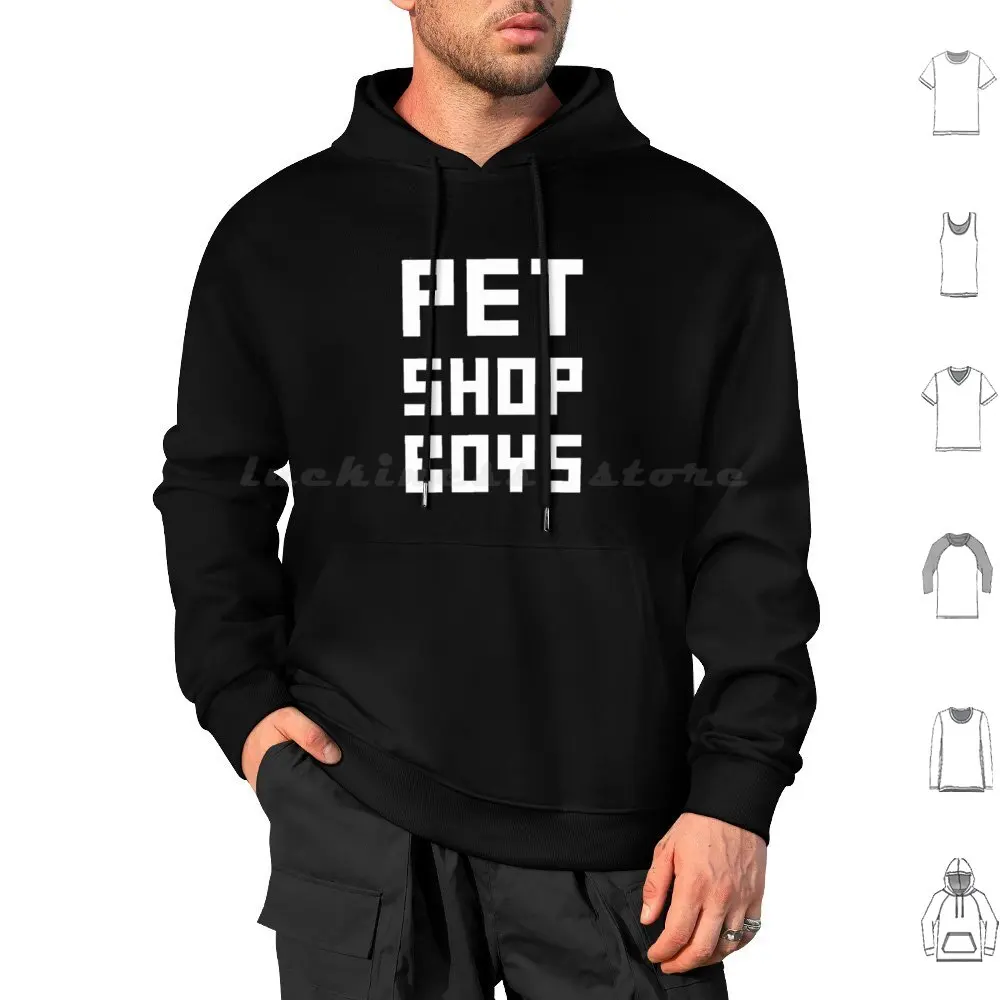 Pet Shop Boy New Mens Hoodies طويلة الأكمام Pet Shop Boy New Mens