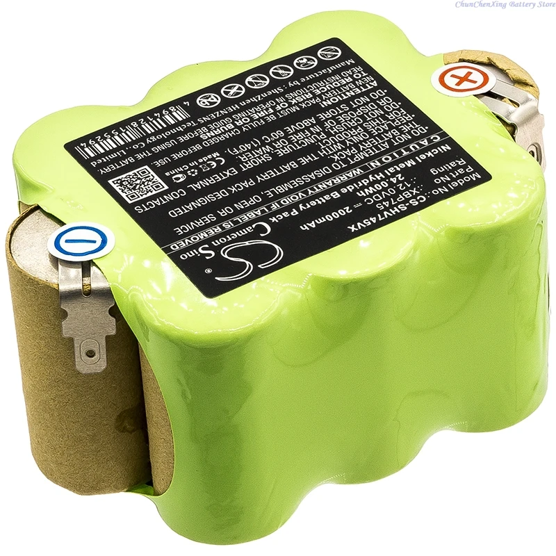 12.0V 2000mAh Vacuum Cleaner Battery XBP745 for Shark SV745 +TOOL