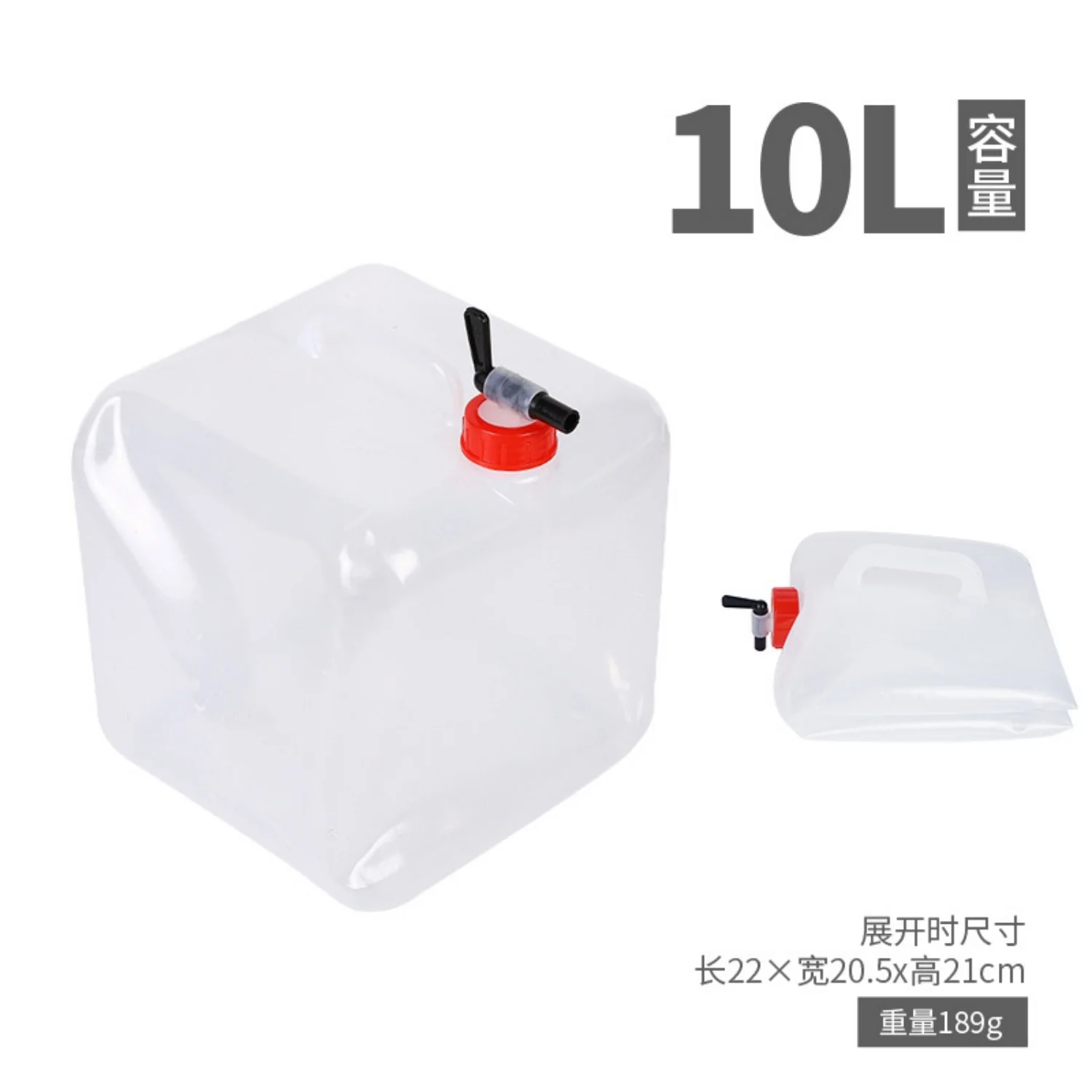 Tragbarer Outdoor-Wassertank, 5–20 l, faltbarer Wasserbeutel mit Wasserhahn, großer Wasserbehälter für Outdoor-Camping, Grillen, Angeln – Detail 11