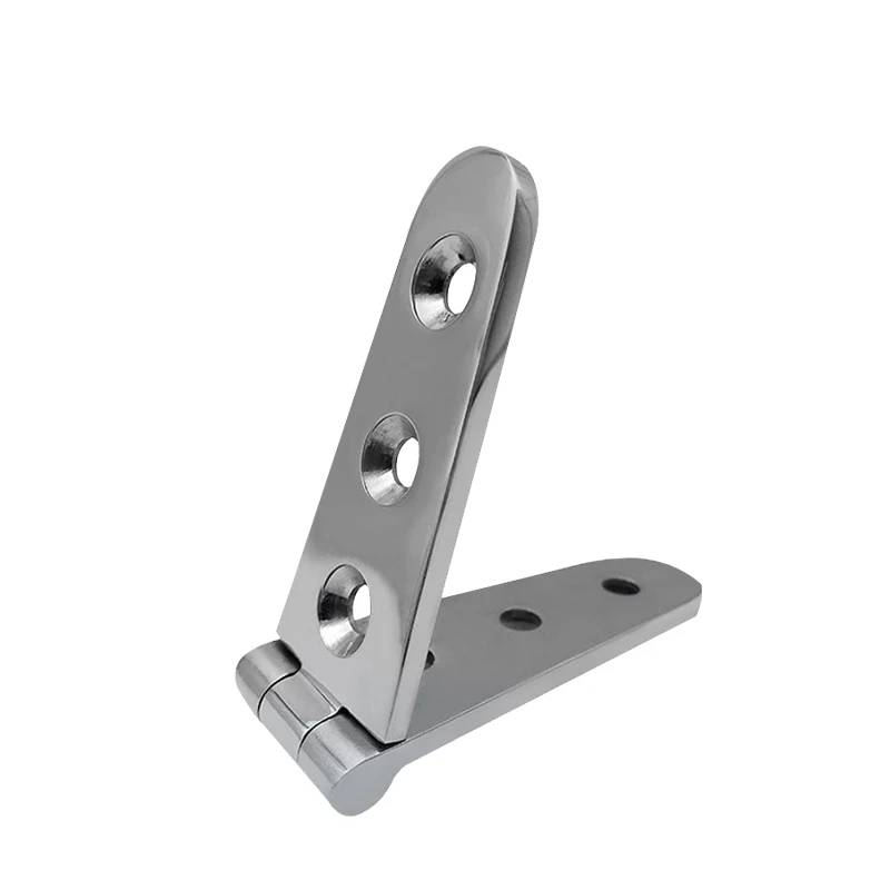 8pcs 30x152mm Stainless Steel 316 Door Strap Hinge With 6 Holes Mirror Polish Marine Boat Hardware Casting