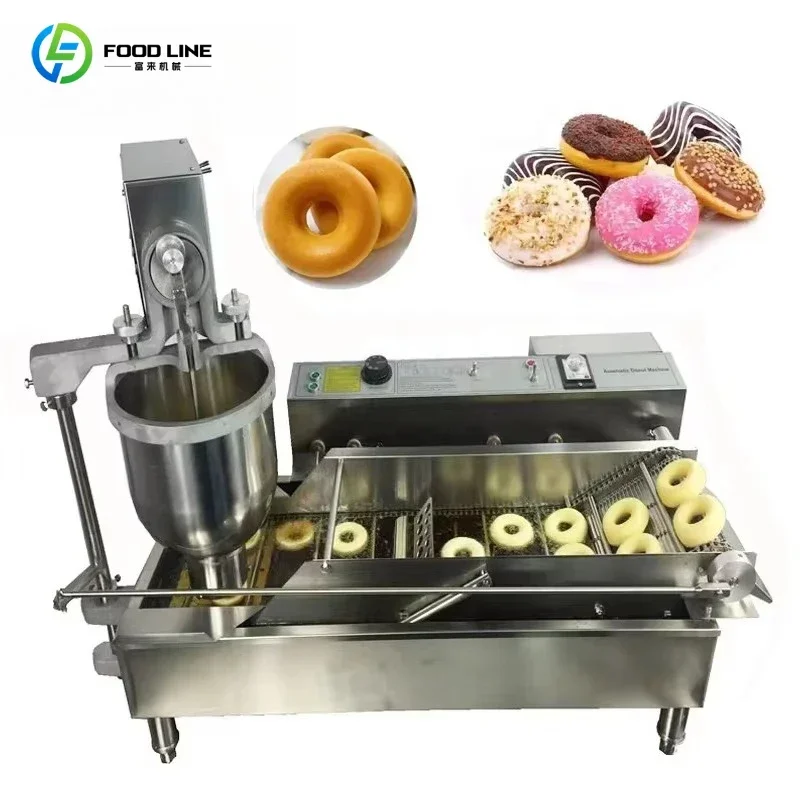 Full‑automatic Commercial Donut Maker Factory Direct Doughnut Processing Machine For Business