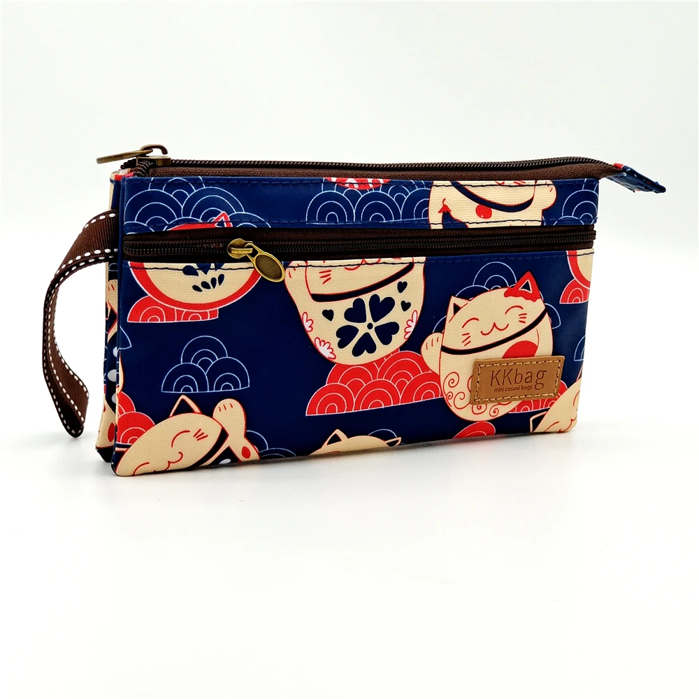 Polyester Wasserdichte Damen Münztasche Damen Organizer Brieftasche Weibliche Telefon Geldbörse Geldbeutel Clutch Handtasche Carteira für Mädchen – Detail 14