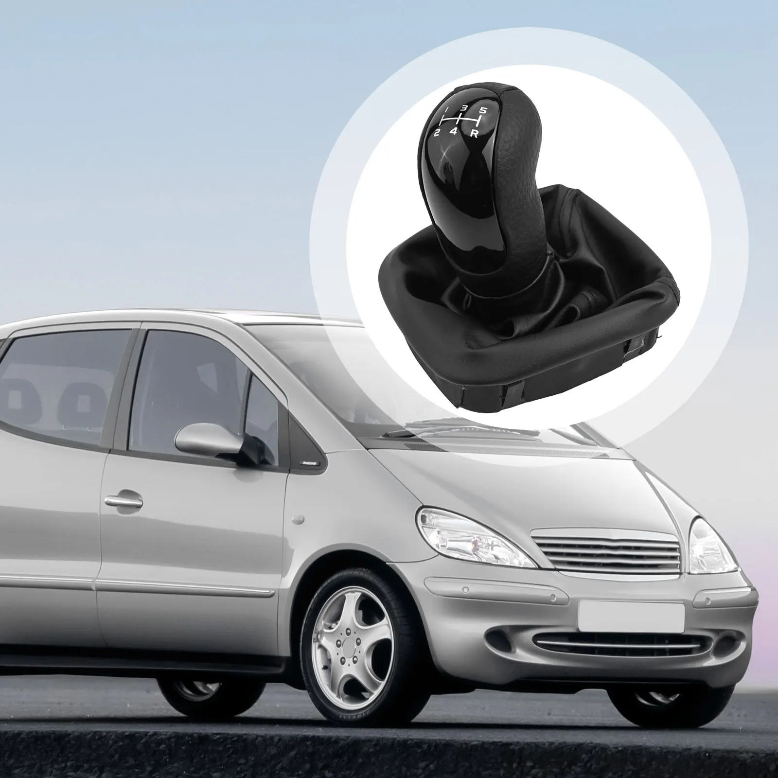 For Mercedes W168 for A Class 5 Speed for shifter Knob Dust Cover Installation Kit for 1997 2004 Models Protects Interior