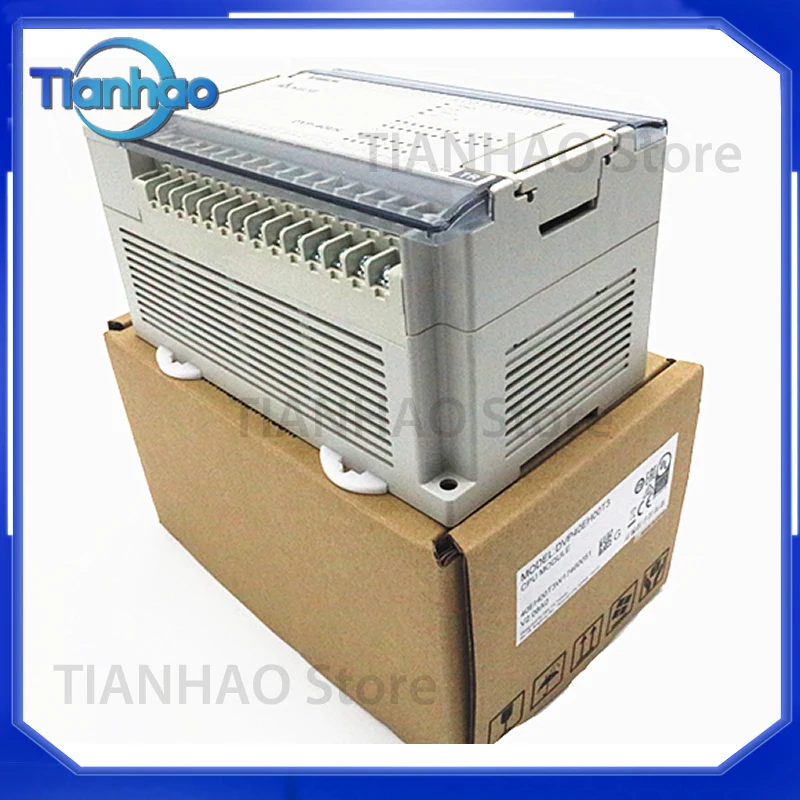 Delta PLC Controller for DVP20EH00T3 DVP20EH00R3 EH3 Series 100-240VAC 12DI 8DO NPN Transistor Output in Box