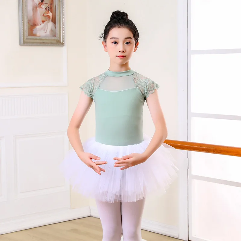 

Girls Professional Ballet Dress Performance Tutu Dancewear Gymnastics Leotard Ballerina Dancing Costumes For Kids Dance Dresses