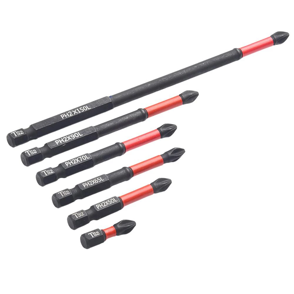 

Cross Screwdriver Screwdriver Bits PH2 Magnetic Non-slip Screwdriver Bits Slip Function 25-150mm Magnetic Screwdriver