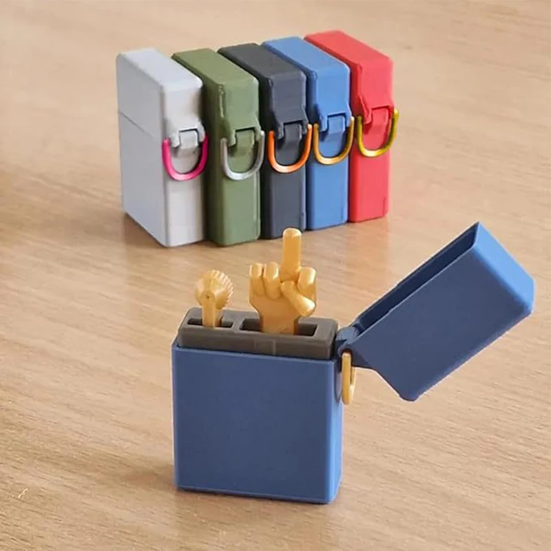 Funny Middle Finger Birthday Gift Gift Desktop Decoration 3D Printed Surprise Gift Box Middle Finger Insert Box Craft Ornament
