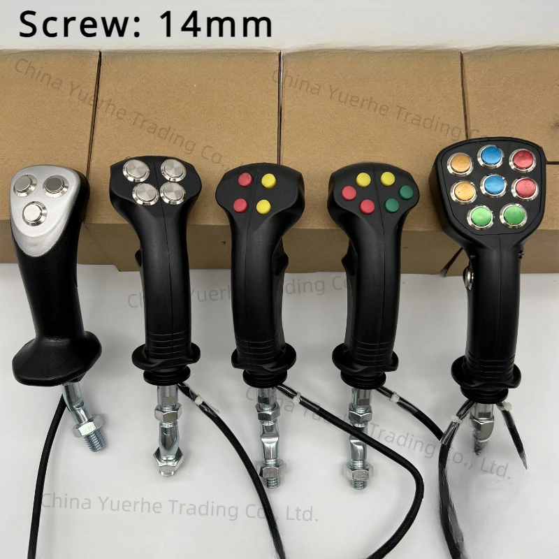 

1PC Excavation Clip Grab Logging Ironstone Agricultural Harvester Modified Electronic Control 3456789 Button Joystick Handle