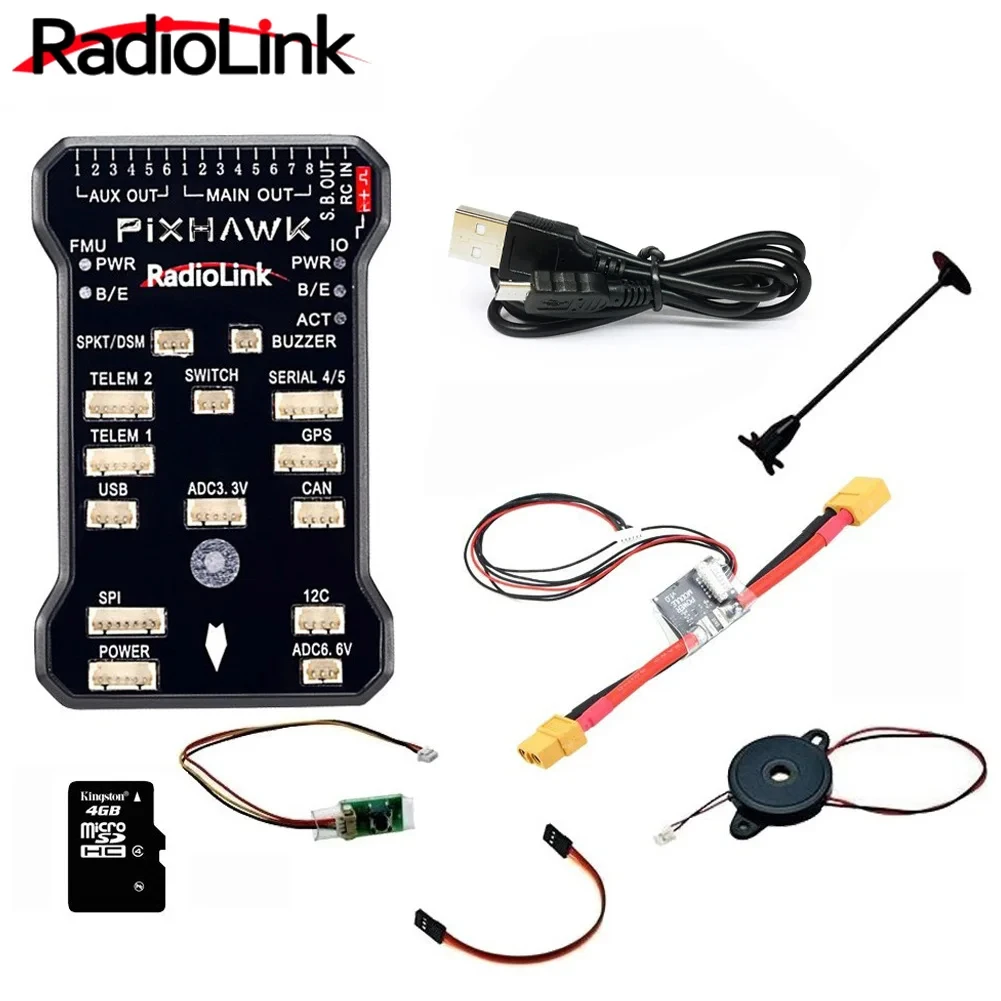 Radiolink Pixhawk PIX APM 32 Bit kontroler lotu FC z moduł GPS M8N SE100 dla zdalnie sterowany dron Quadcopter/6-8 osi Multirotor