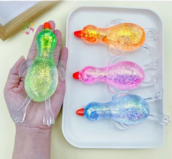 Juguete Antiestrés Aurora Maltose Duck Pinch, Bola de Caramelo de Rebote Lento para Aliviar el Estrés de los Niños