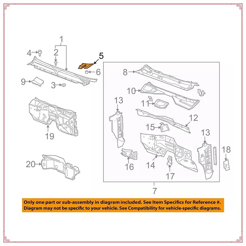 

Защитная крышка лобового стекла Крышка петли капота 15946002 15946001 Forcadillac B62 Silverado 2013-2014 гг.