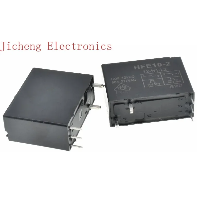 

Реле HFE10-2-12-HT-L1-L2 6V24V50A, 10 шт., переключатель сброса одной и двойной катушки