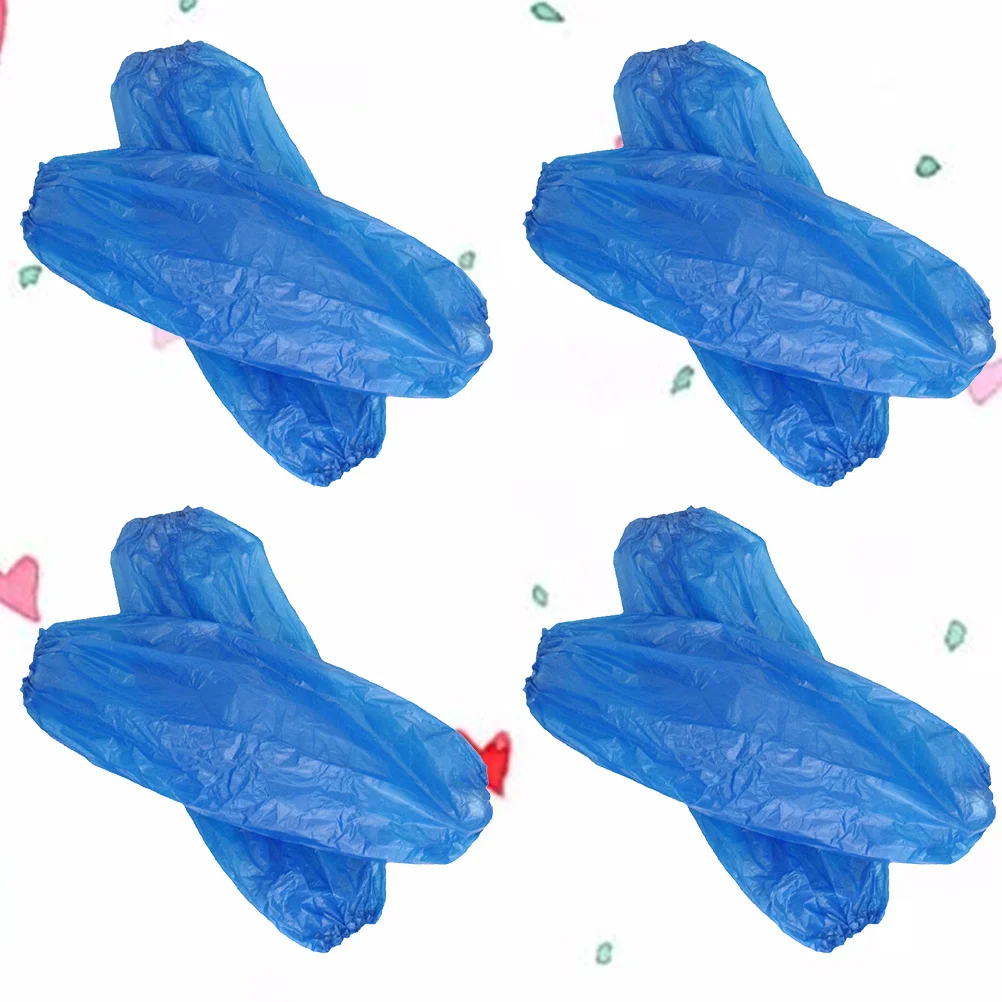 

300 шт. одноразовые пластиковые нарукавники, водонепроницаемые, маслостойкие, для кухни, защитные чехлы для уборки, водонепроницаемые нарукавники