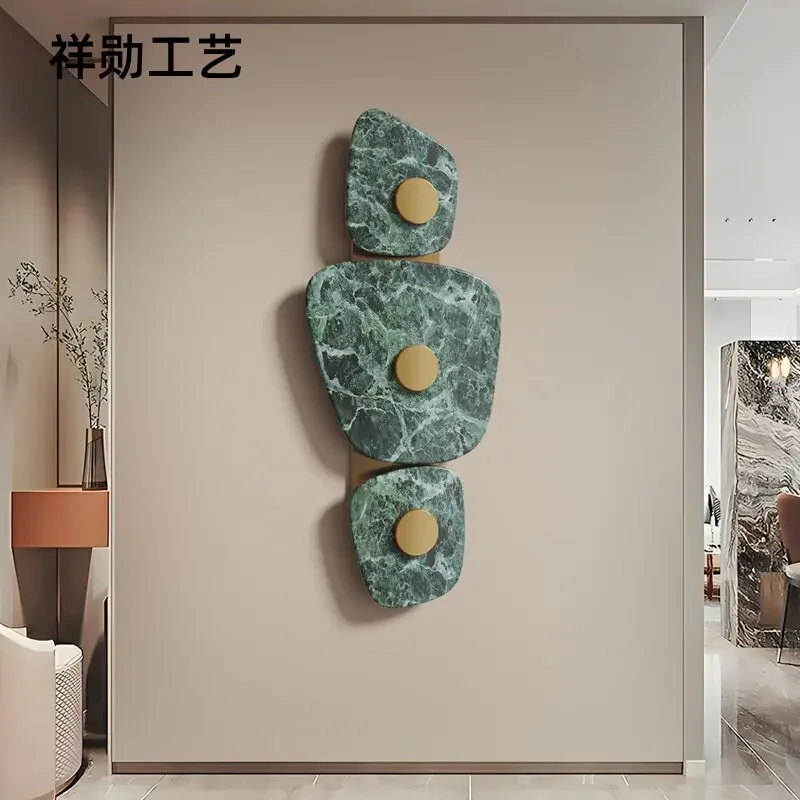 Light luxury style high-end abstract art decoration pendants, soft furnishing model rooms, entryways, bedroom background wall