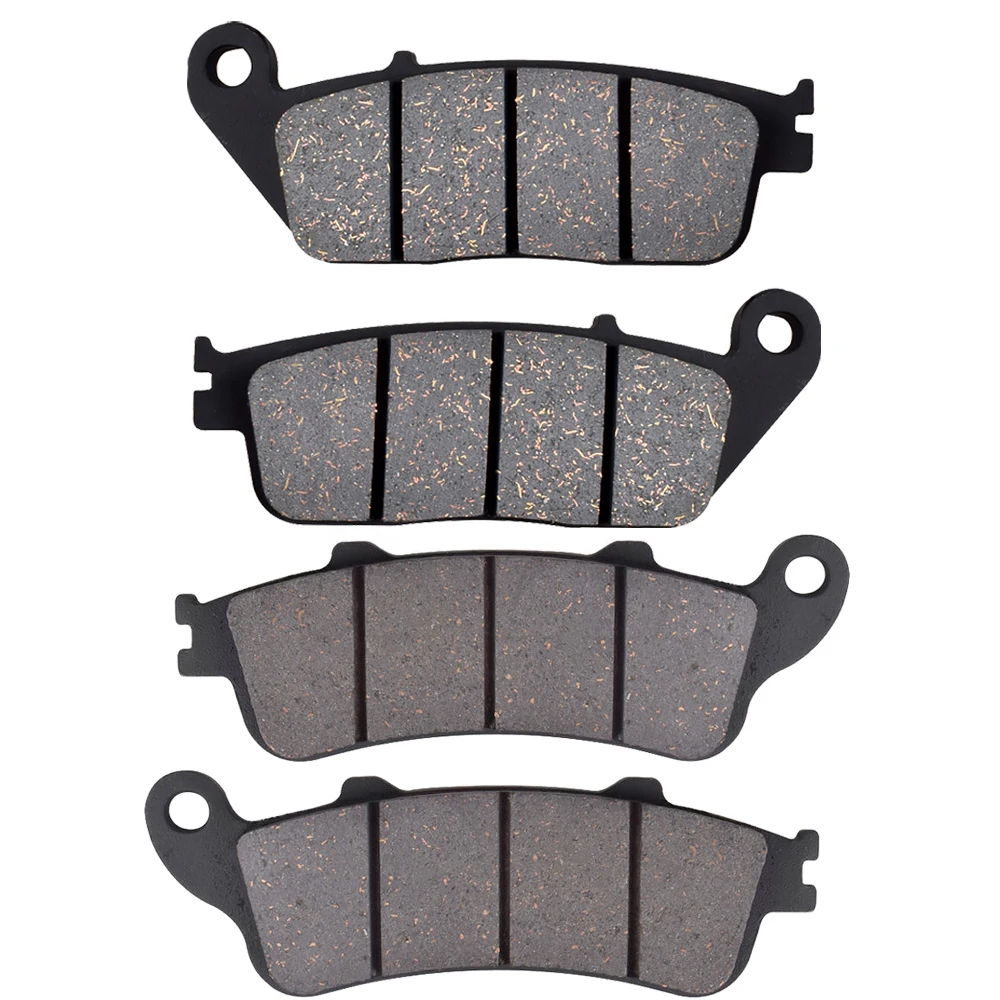 For HONDA  FSC 600 D Silverwing Non ABS Model (256mm f/disc)  Silverwing ABS Model (276mm f/disc) FJS 400 / 600 Silverwing Motorcycle Front Rear Brake Pads Brake Disks