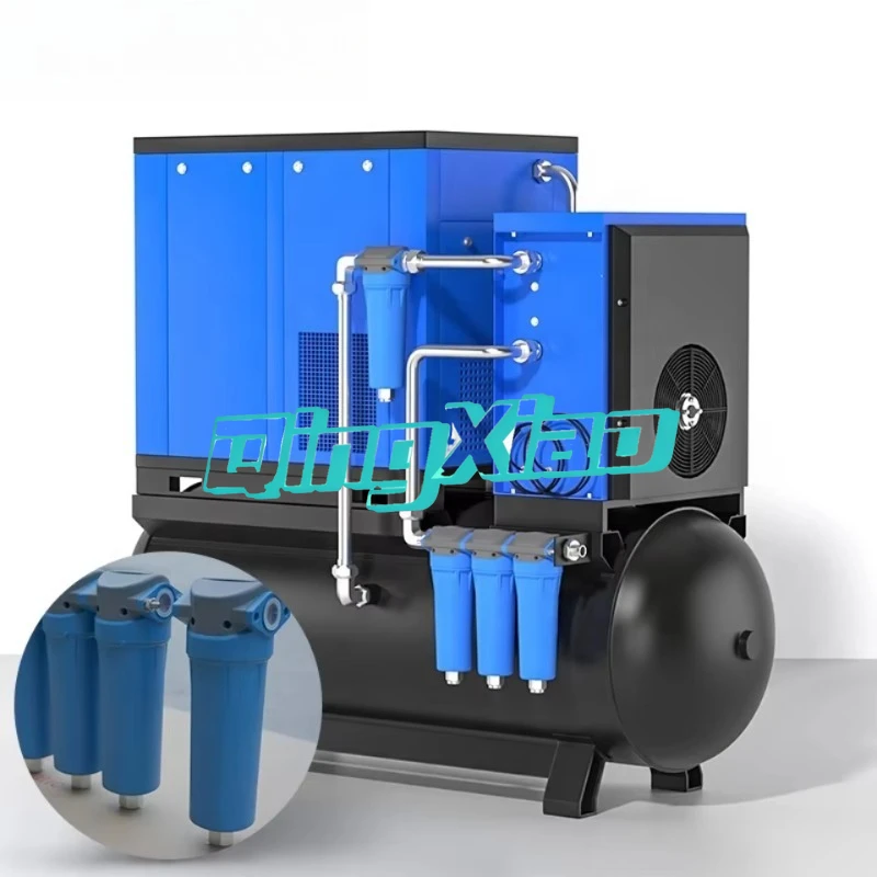 Silent Rotary Screw Air Compressor 7.5kw to 75kw Industrial Grade Low Noise Energy Saving Stable Air Supply In Durable Structure