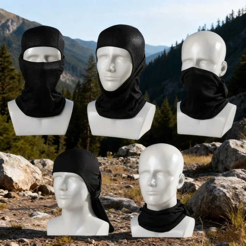 خوذة قريبة لركوب الدراجات في الهواء الطلق، خوذة تكتيكية مقاومة للرياح، ركوب الدراجات، غطاء كامل للمشي لمسافات طويلة، وشاح تزلج دافئ