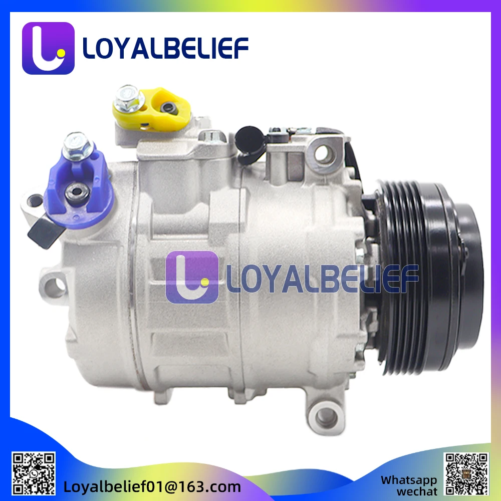 7SBU16C CSV717 For BMW X5 3.0d Auto AC Compressor 2003-2006 3D381-45010 5C900-45010 64526917866 64529195899 64506917866