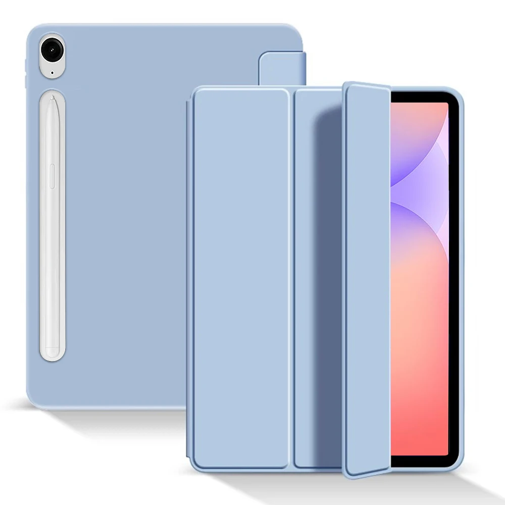 Flip Stand Case voor Samsung Galaxy Tab A9 Plus 2023/ A11 Plus/A9/A11/S10 FE/S10 Lite met Auto Wake/Sleep, Zacht synthetisch leer