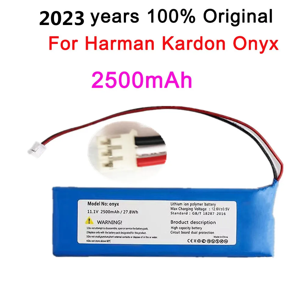 2023 Years New Battery For Harman Kardon Onyx Speaker Replacement Battery PR-633496 Player Loudspeaker Bluetooth Audio Batteries