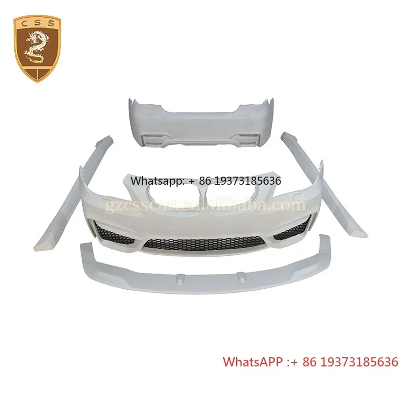 

Fiberglass Material M4 Style Side Skirts Front Rear Bumper for BMW 5 Series E60 Car