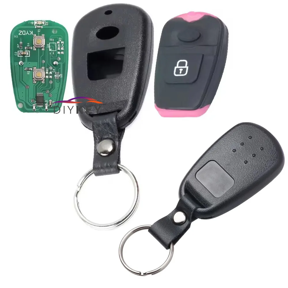 KEYECU For Hyundai Old Elantra Santa Fe 2001 2002 2003 2 Buttons 315MHz / 433MHz FCC ID: OSLOKA-510T Car Remote Key Control