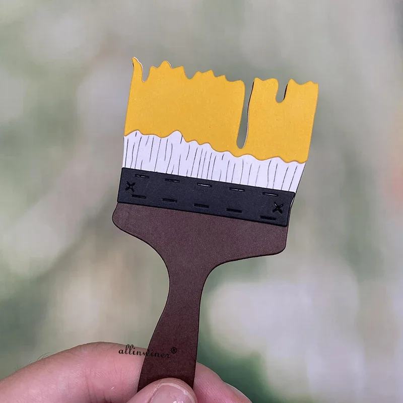 

Latest Paint color brush Metal Cutting Dies for DIY Scrapbooking Album Paper Cards Decorative Crafts Embossing Die Cuts