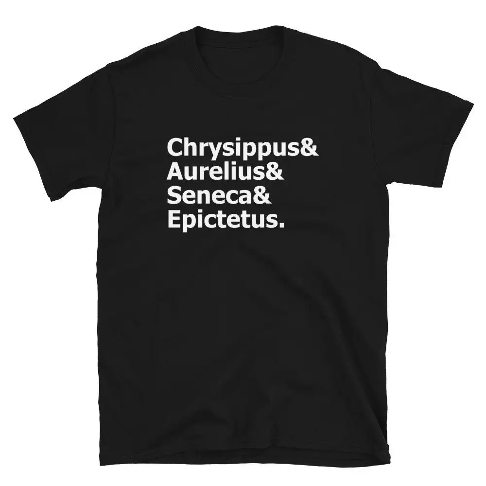 Stoicism T Shirt Stoics Chrysippus Marcus Aurelius Seneca Epictetus