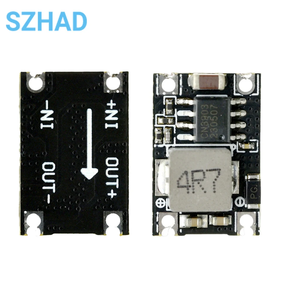 DC-DC modul Step-down Mini 3A catu daya Onboard Output sampai 3.3V/5V/9V/12V Output
