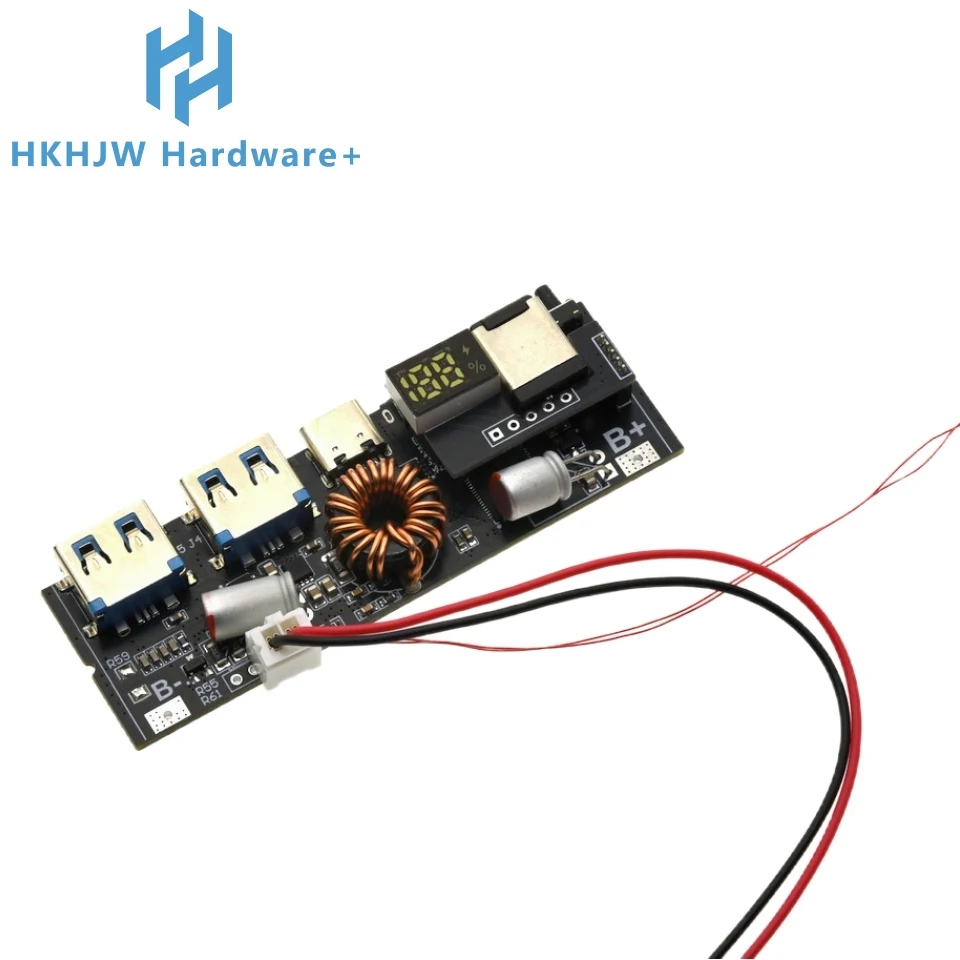 

Bidirectional Fast Charging Power Bank Module Circuit Board Diy Motherboard Kit PD 65W100W Power Bank 6 Interfaces