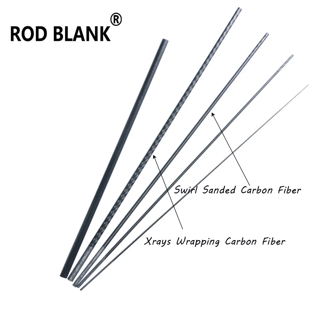 Canna vuota 2.3M 5 sezioni Xrays canna da viaggio in fibra di carbonio Blanks canna da pesca con esca portatile canna da costruzione fai da te componente Pole Repair