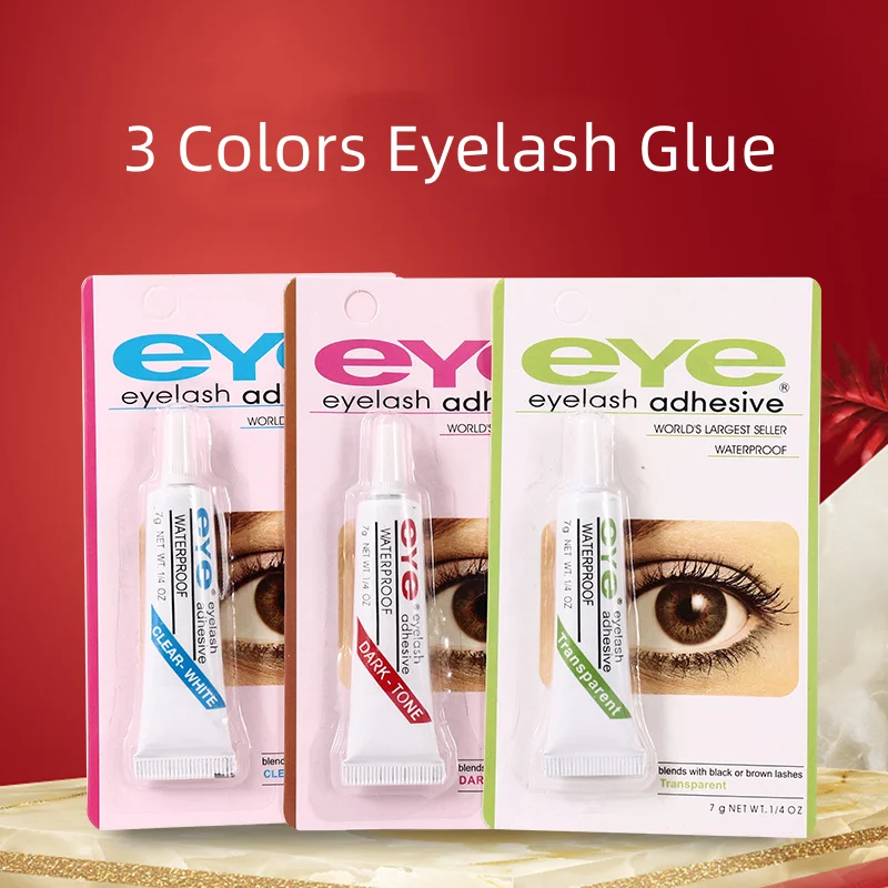 Wholesale Waterproof Eyelash Glue Makeup Tools Strong Professional False EyeLash Glue Adhesive 7g-10/30/50/100 pcs