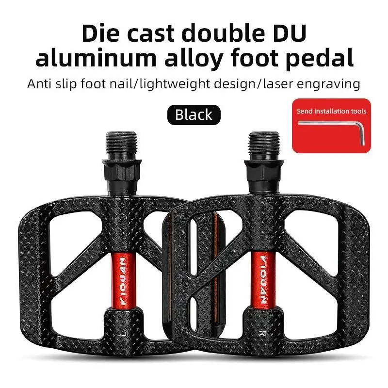AliExpress ESLNF Bike Aluminum Alloy Anti-Slip Bicycle Pedals One-Piece MTB Road Mountain Cycling Pedal