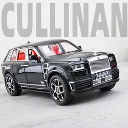 1:24 Scale RRCullinan SUV Model Car Toy, Zinc Alloy Pull Back Diecast Toy Cars with Sound and Light for Kids Bo