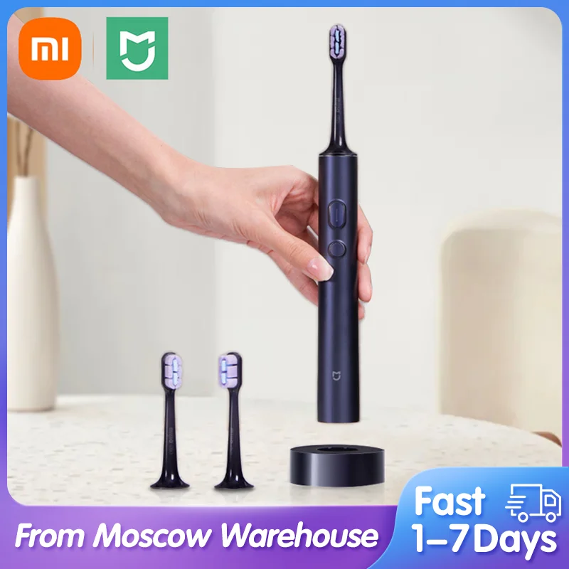 Xiaomi Mijia T700 Sonic Electric Toothbrush LED Display IPX7 Full Machine Waterproof Super Dense Soft Bristle Inductive Charging