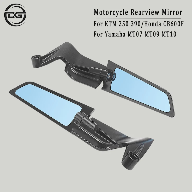 

Universal Motorcycle Accessories 8mm 10mm Thread Rearview Mirror For KTM Duke 790 390 RC390 Kawasaki Z800 Honda CB600F