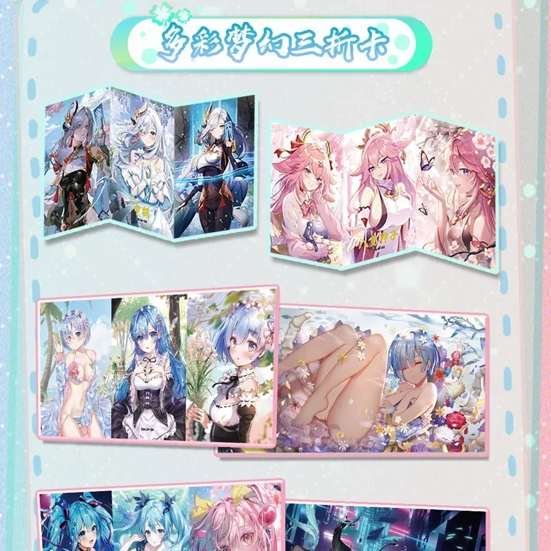 Tarjetas de colección Goddess Story, League of Maidens Booster Box, serie de personajes de Anime para niñas, tarjeta periférica, regalos para