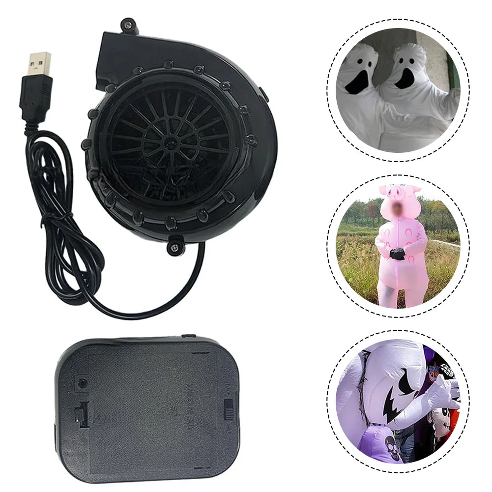 1pc Inflatable Fan 6V Black Blower Cartoon Doll Inflatable Suit Centrifugal Fan Inflatable Costume Fan Air Pump Blower