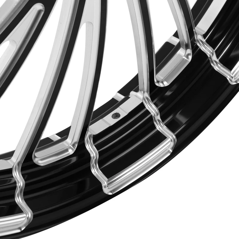 CNC 32"x3.5'' Front Wheel Rim Dual Disc Hub Set Fit for Touring Road King Street Glide Electra Glide 1997-2020 4