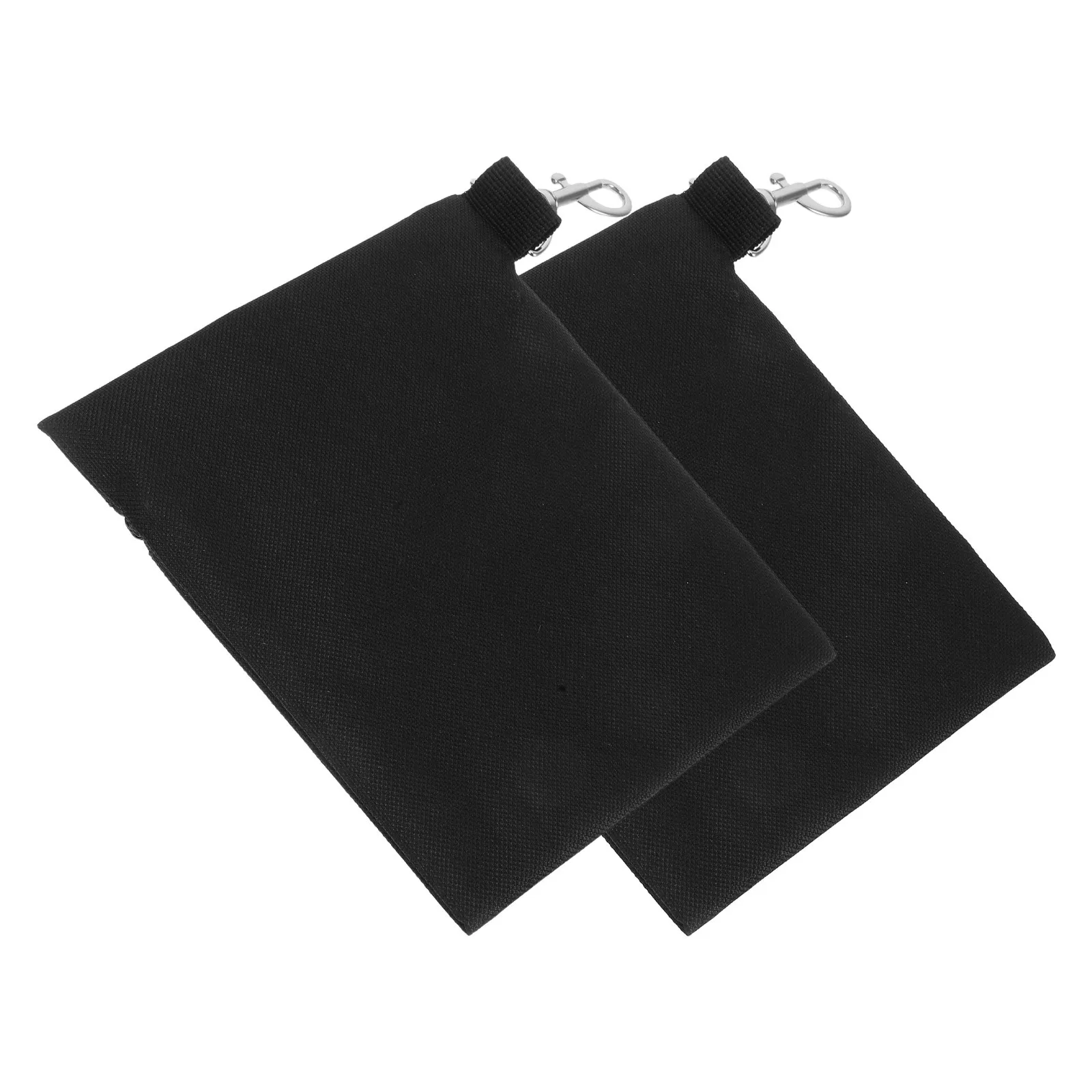 

2Pcs Golf Accessories Pouch Lightweight Wear Resistant Nylon Compact Design Secure Zipper Golf Tee Holder Bag for Men Women