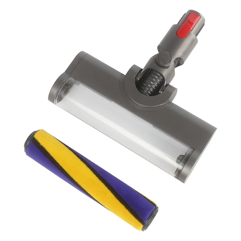 Tête de sol à dégagement rapide, brosse à rouleau souple Compatible Dyson pour aspirateur motorisé V7 V8 V10 V11 V15 à double tête