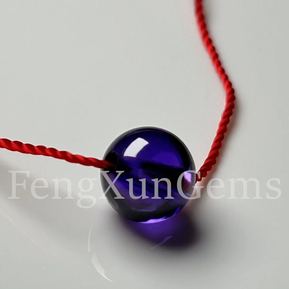 

4~14mm Single Hole Beads Spherical Loose CZ Gems Round Ball Pink Violet Cubic Zirconia Stone for Jewelry DIY