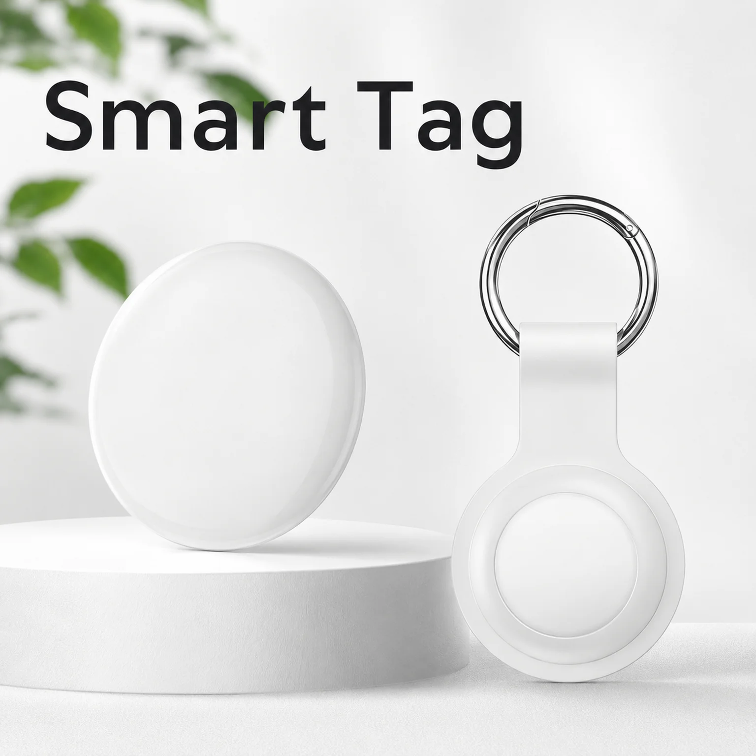 Localizador Impermeable para la Aplicación Apple Find My – Etiqueta Inteligente Antipérdida (iOS) – Alarma Sonora de 75dB – Localizador Remoto – Encuentra Llaves, Carteras, Autos, Mascotas
