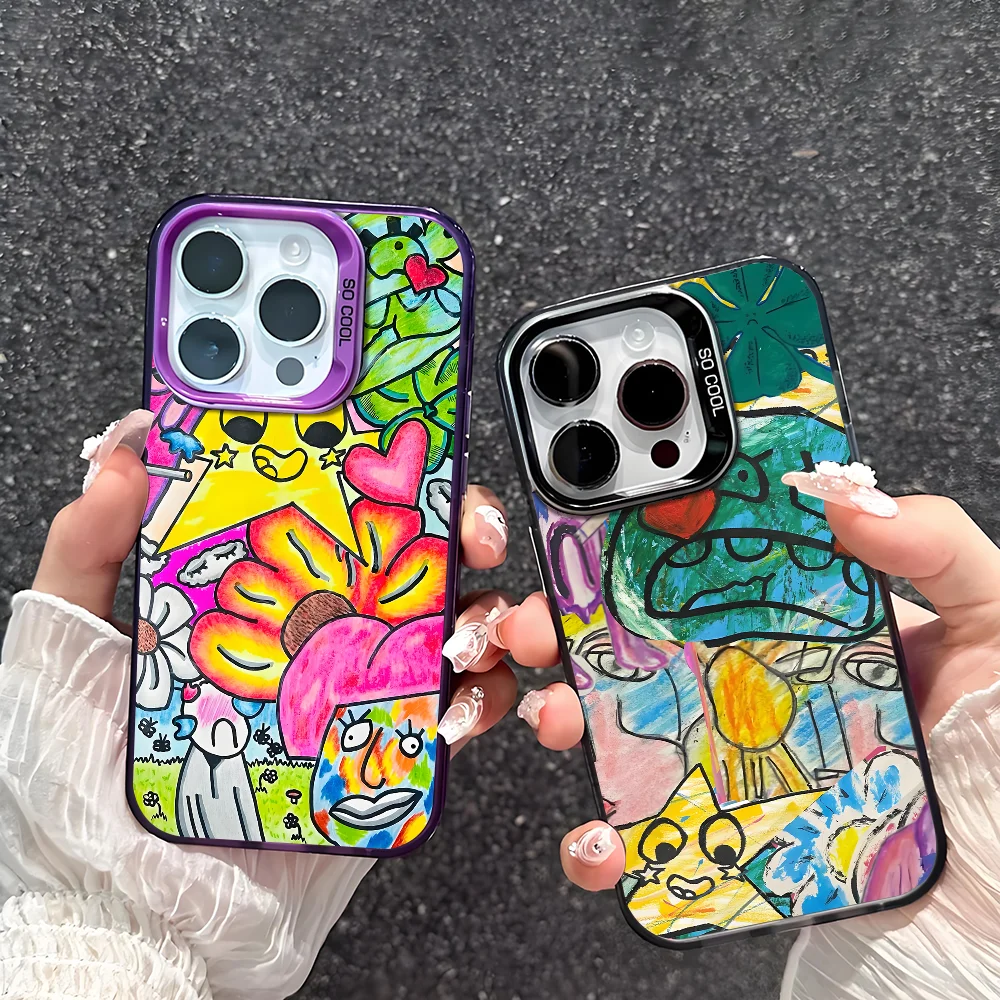 

Band L-LATIN M-MAFIA Phone Case For IPhone 17 16 15 14 13 12 11 Pro Max Plus Mini IMD Color Silver Shell